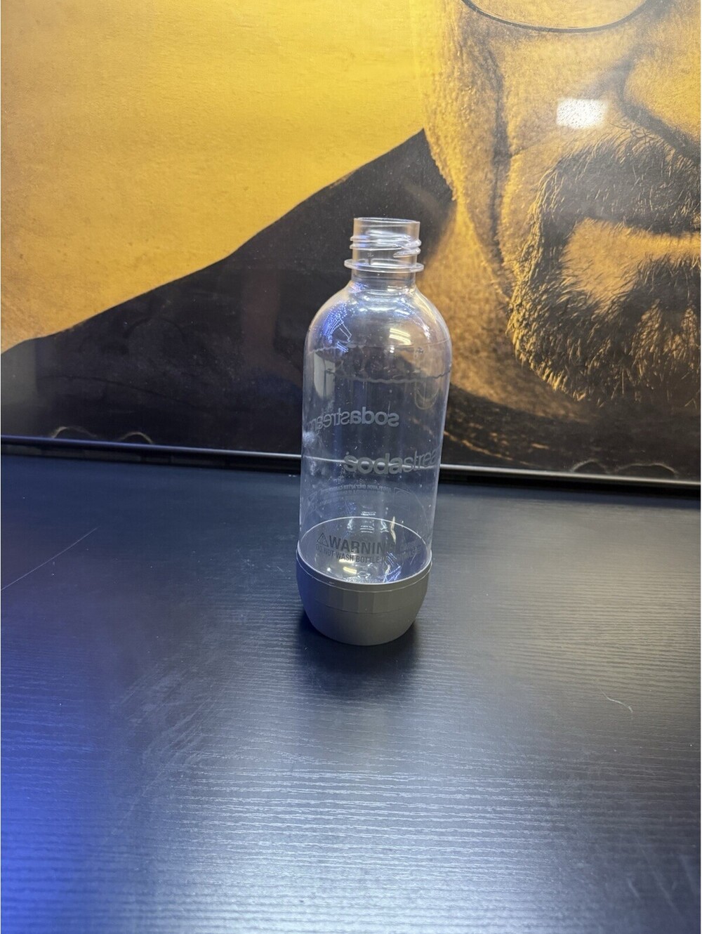 SodaStream 1 Liter Carbonating Bottle Gray Base Replacement No Cap